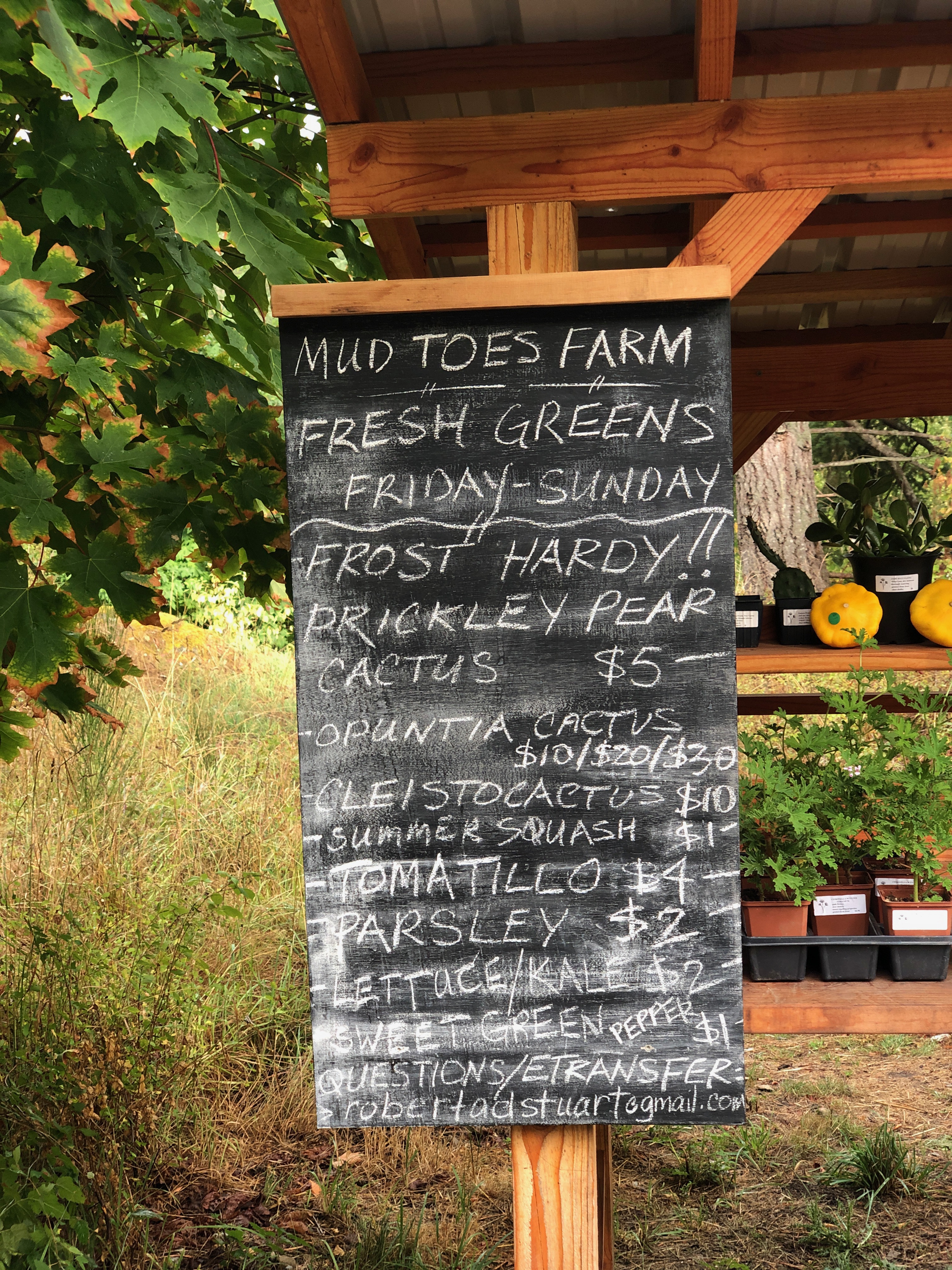 Mud Toes Farm Stand