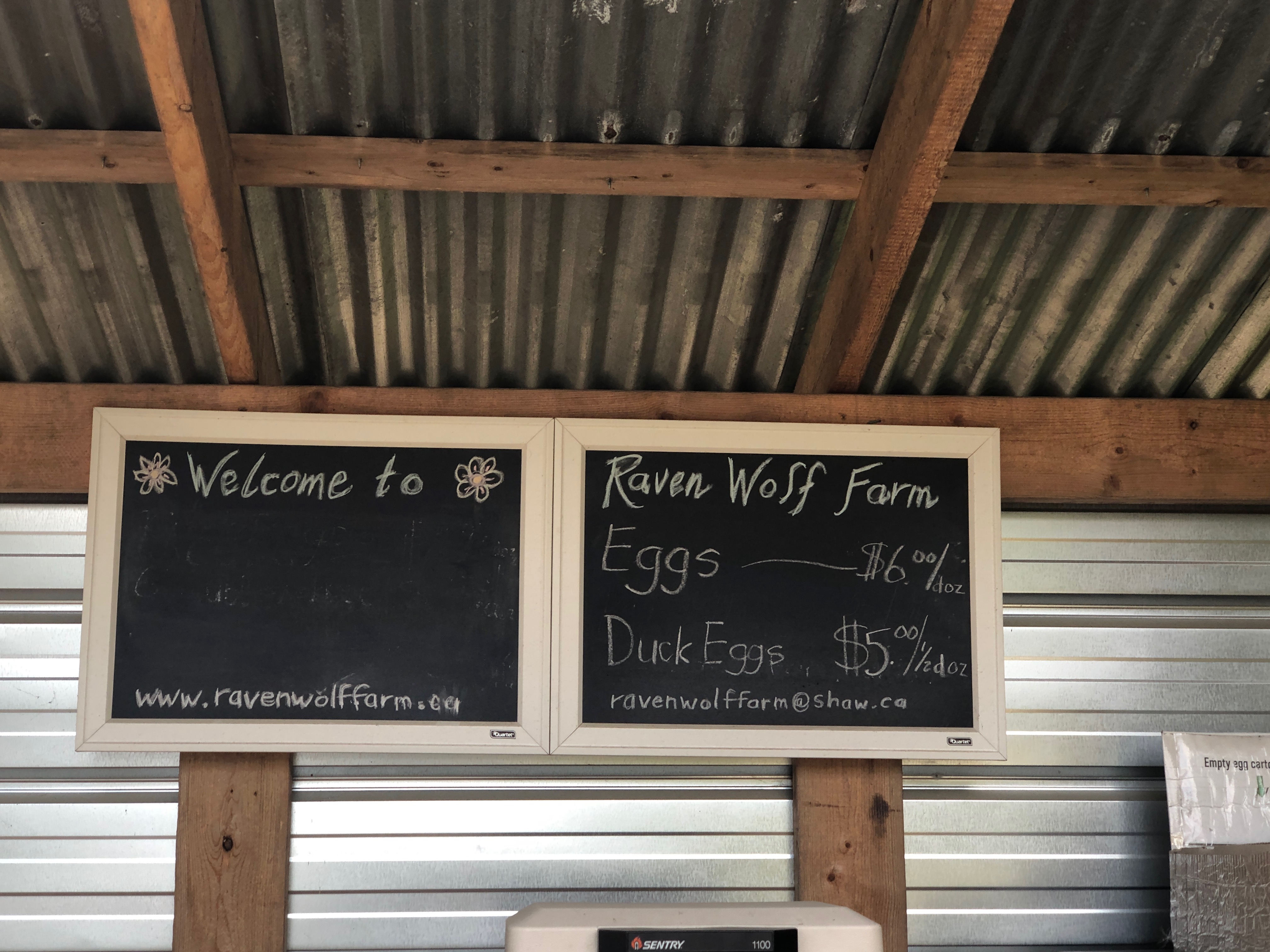 Salt Spring Island farm stand
